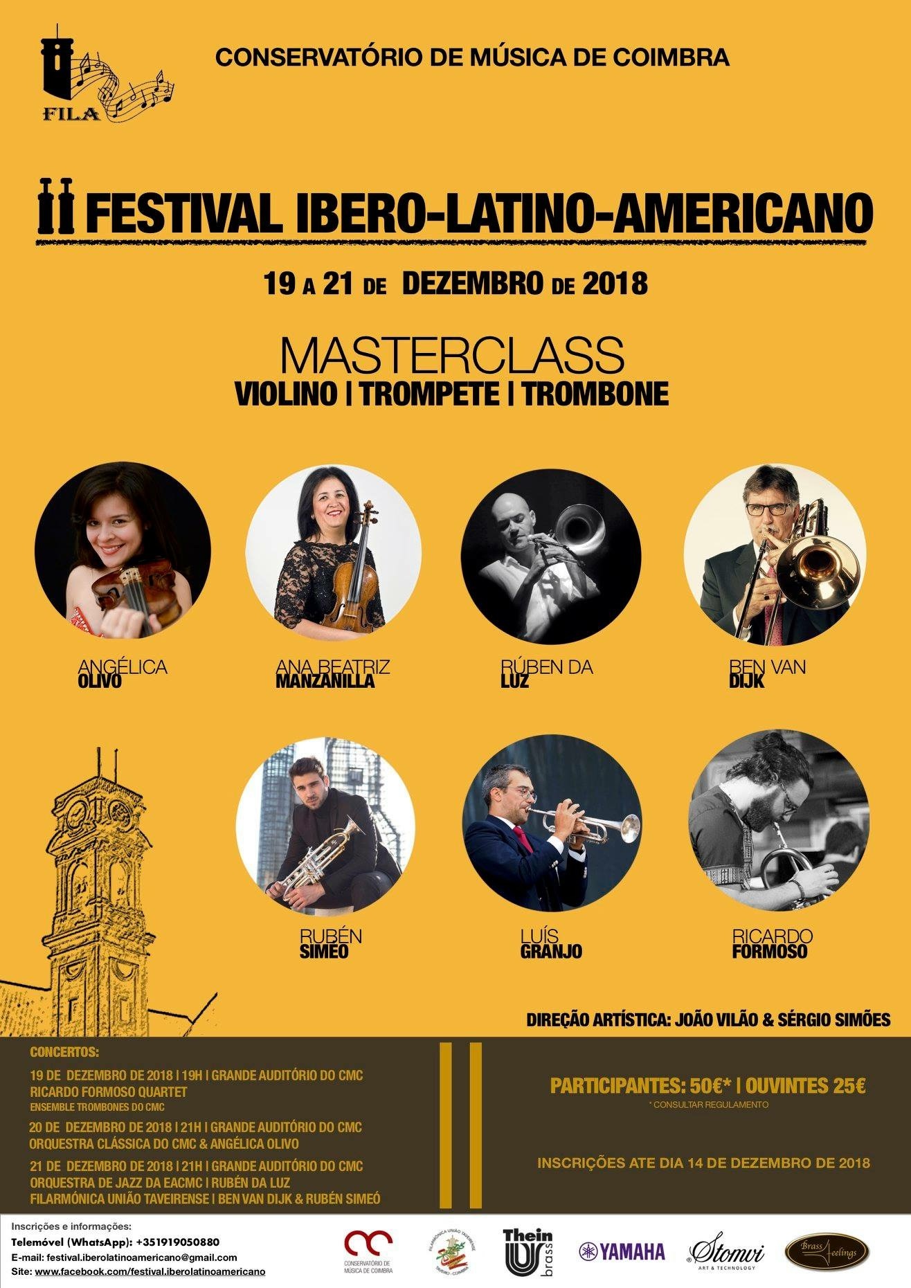 Masterclasse de violino no Festival Ibero-Latino-Americano